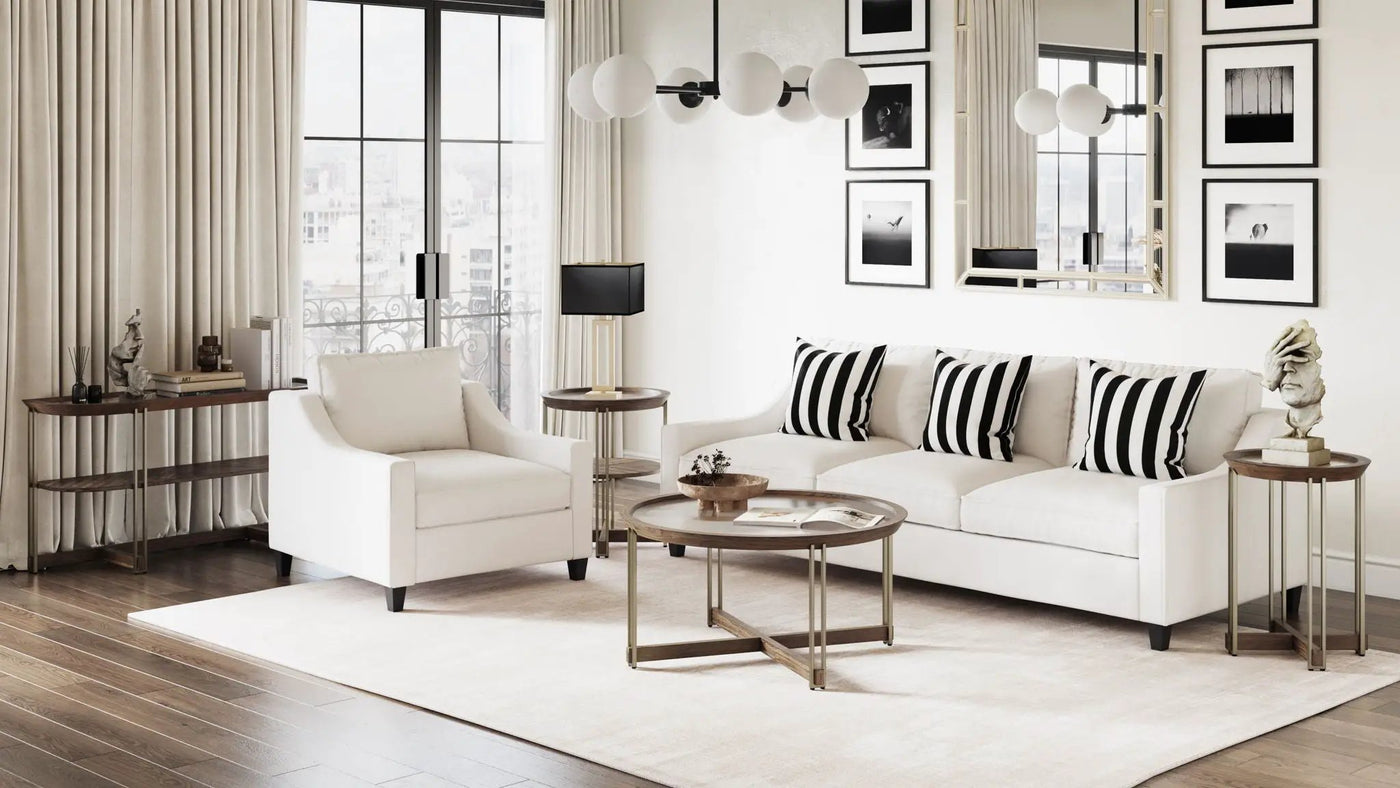 Hadleigh - Shaped Accent End Table by Unique Piece Furniture