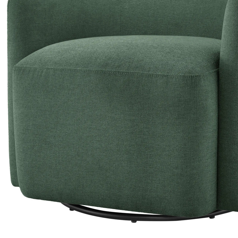 Ardena - Modern Swivel Barrel Chair by HouseOfZazla