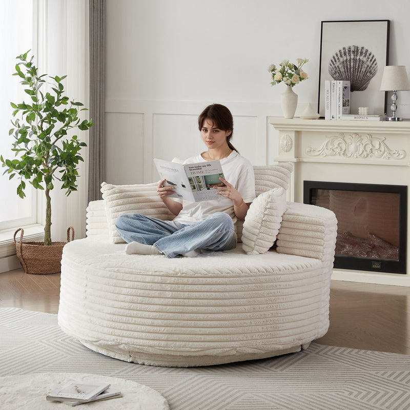 Swivel Chair With 360° Rotation For Living Room by HouseOfZazla