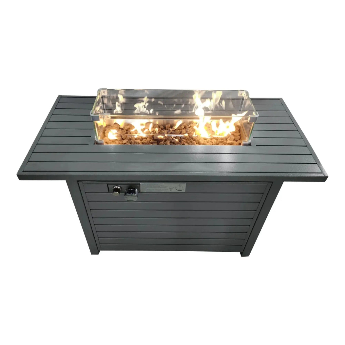 Propane Outdoor Fire Pit Table With Lid Versatile Fuel Options by Unique Piece Furniture