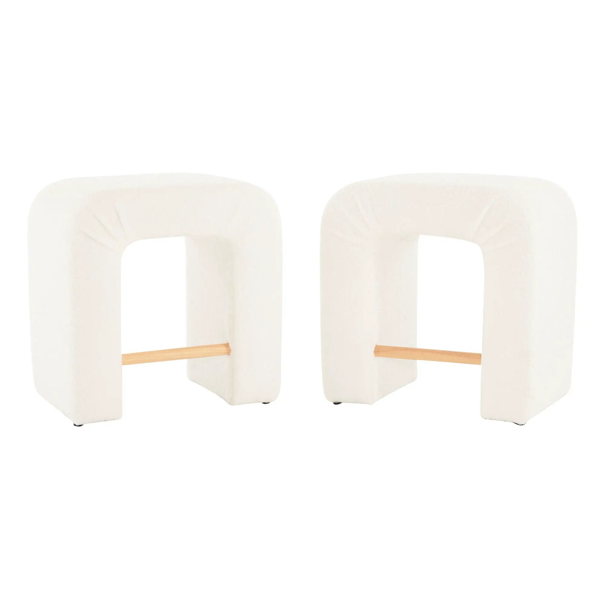 Boucle Stool (Set of 2) by HouseOfZazla