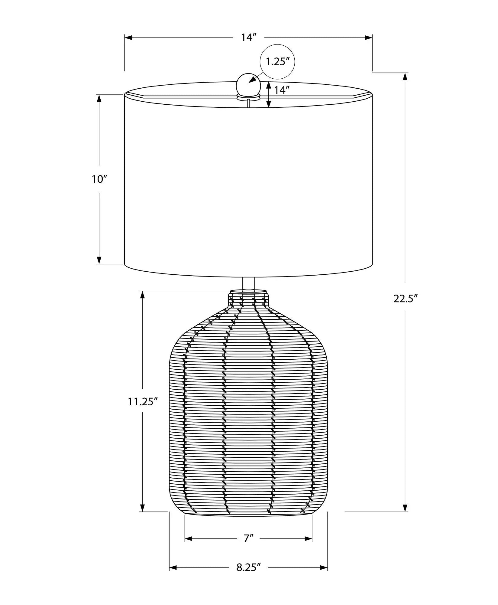 Lighting, Table Lamp, Rattan, Modern by HouseOfZazla