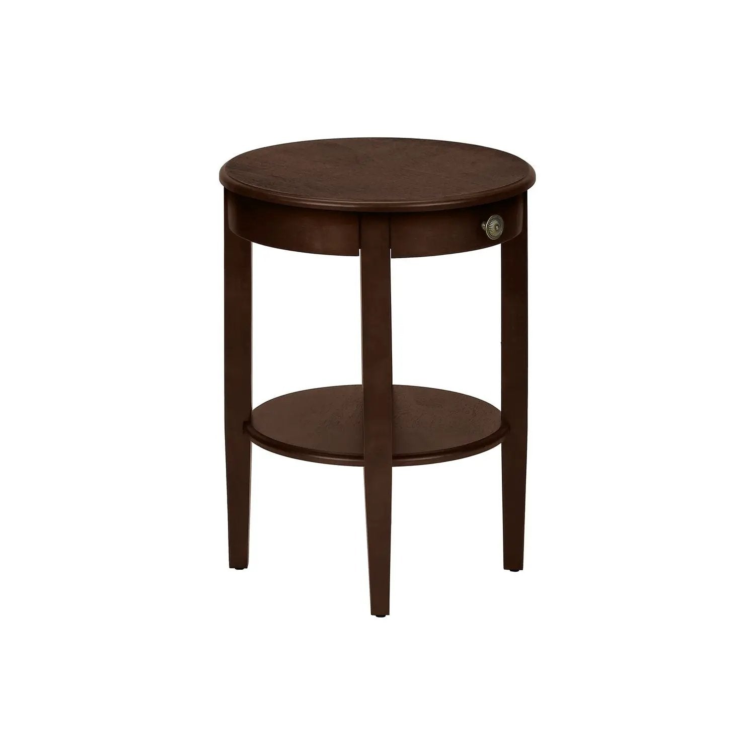 Accent Table, 2 Tier, Transitional - Espresso by Unique Piece Furniture
