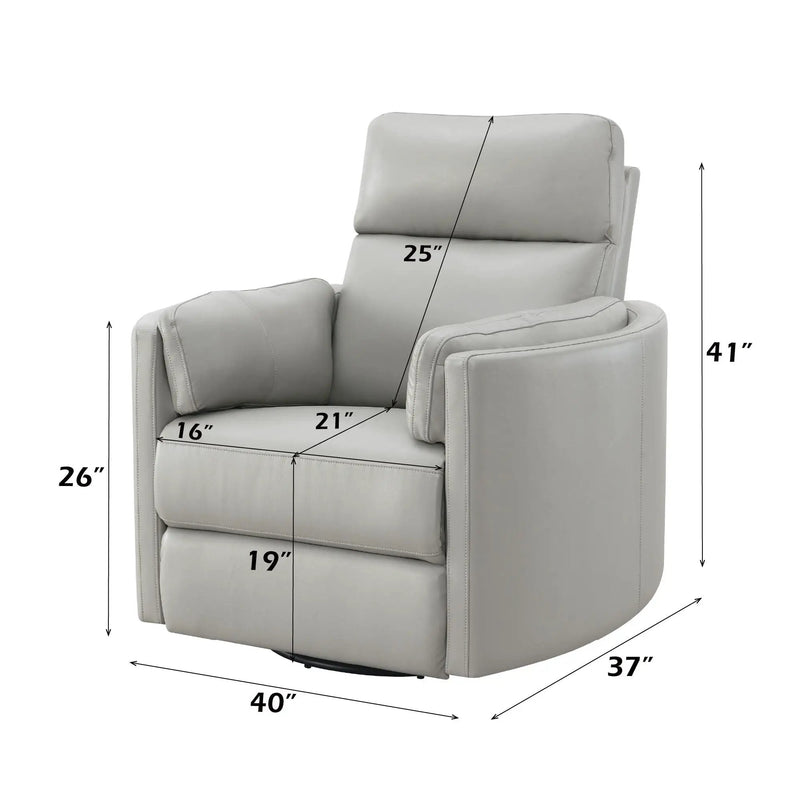 Sagen Glider Recliner With Swivel by HouseOfZazla