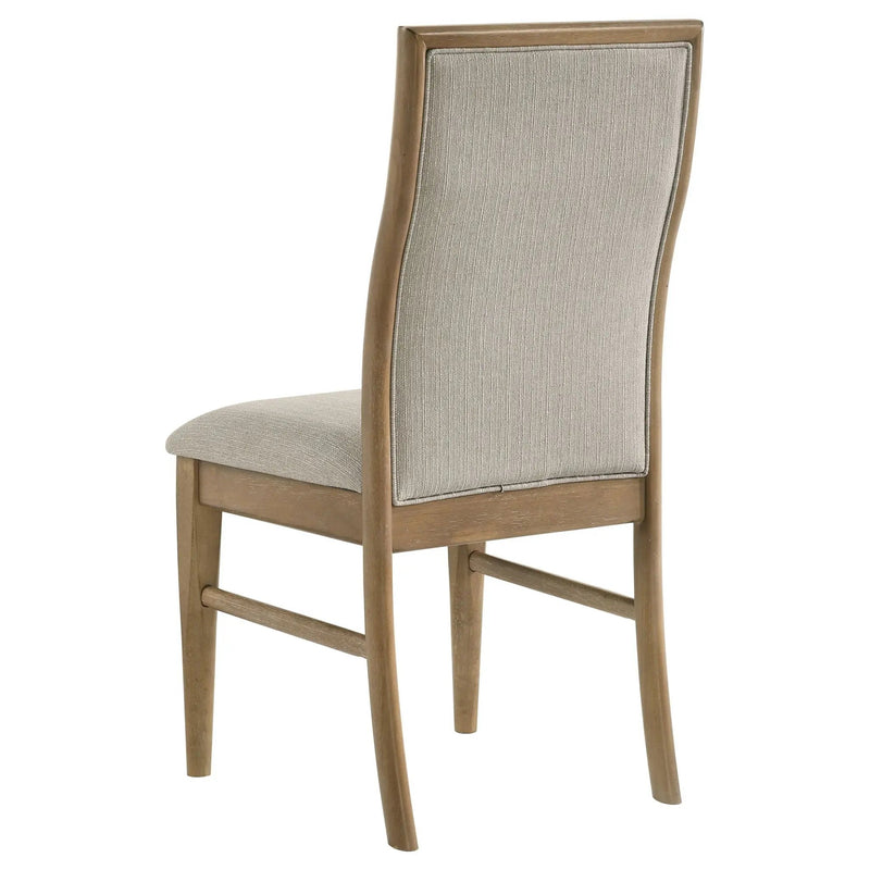 Adina Upholstered Dining Side Chair Barley (Set of 2) by Unique Piece Furniture