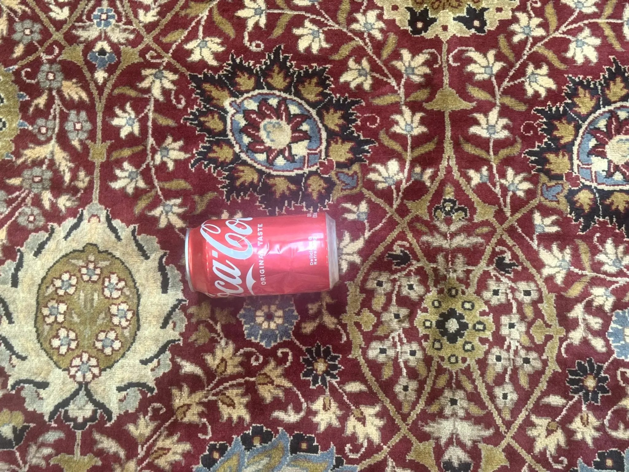 Palace Size Pak Persian Rug 12x15, Brick Red, Allover Pattern, Handmade Oversized Wool Oriental Carpet, Large Area Rug, Fine 225 KPSI by Jewel Rugs