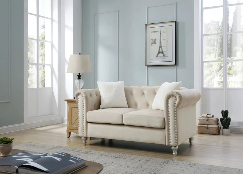 Stylish Contemporary Loveseat by Unique Piece Furniture