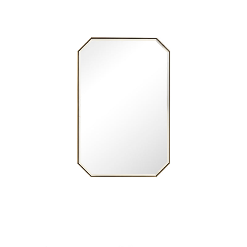 James Martin Rohe 24" Mirror, Champagne Brass