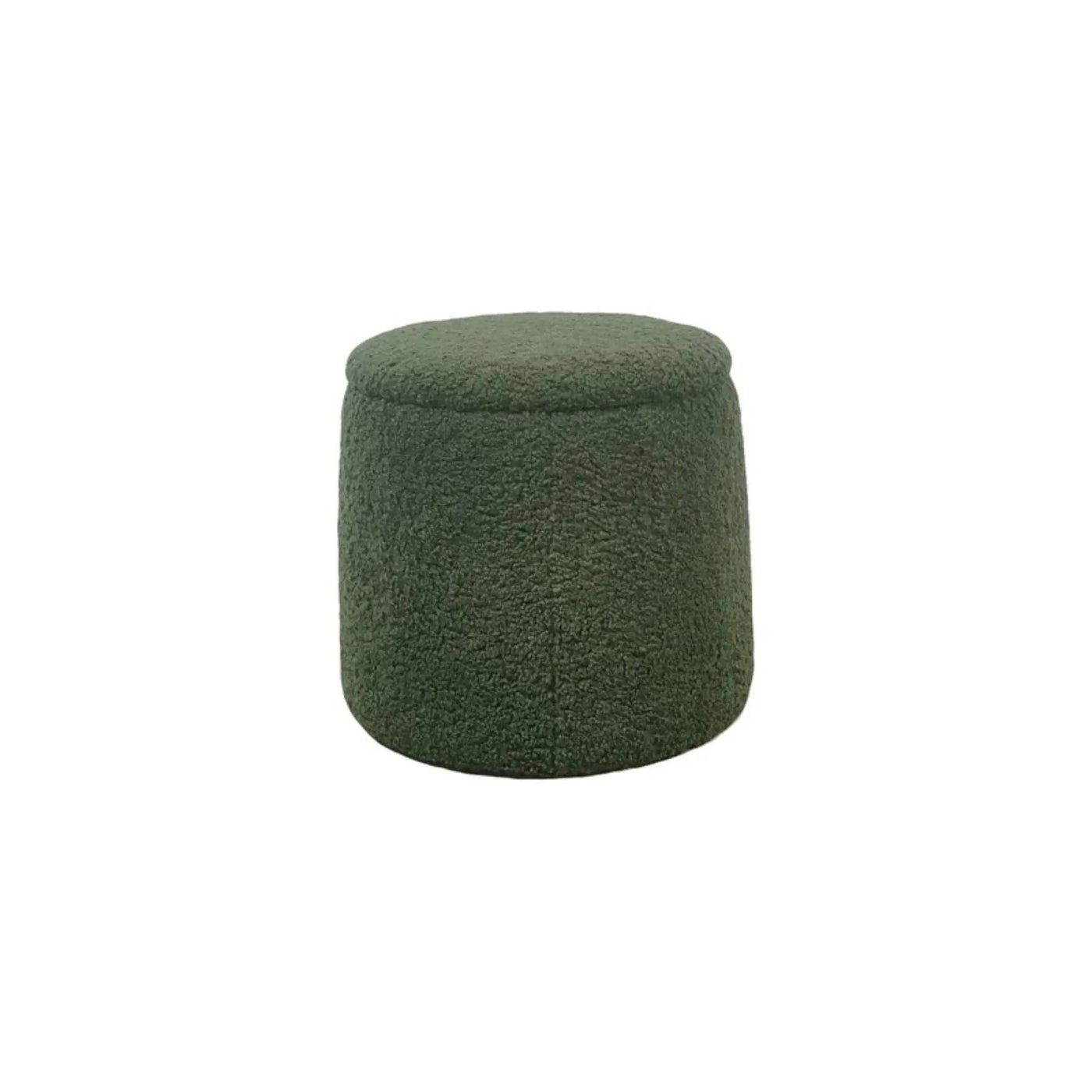 Elegant Round Storage Ottoman Upholstered by HouseOfZazla