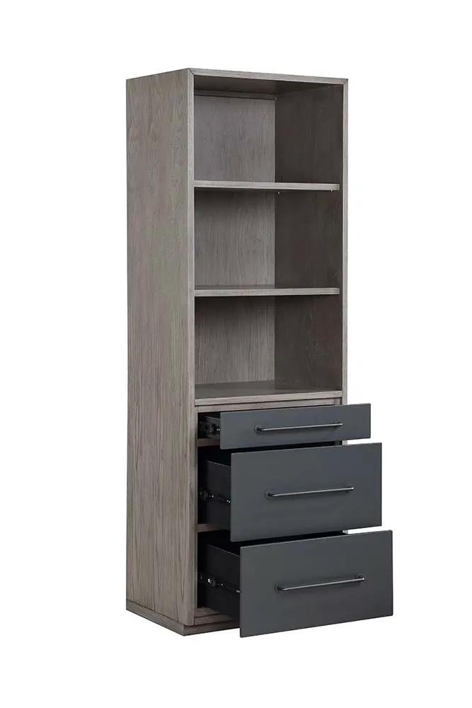 Estevon - Bookcase - Gray Oak by Unique Piece Furniture