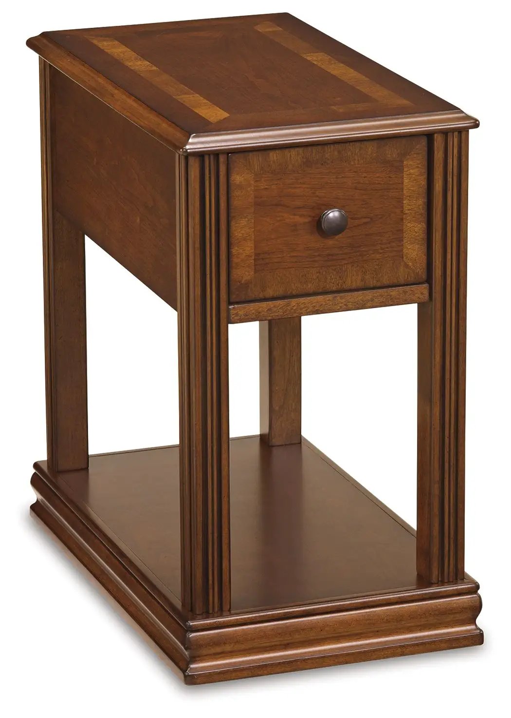 Breegin - Chair Side End Table - Removable Tray - Brown by Unique Piece Furniture
