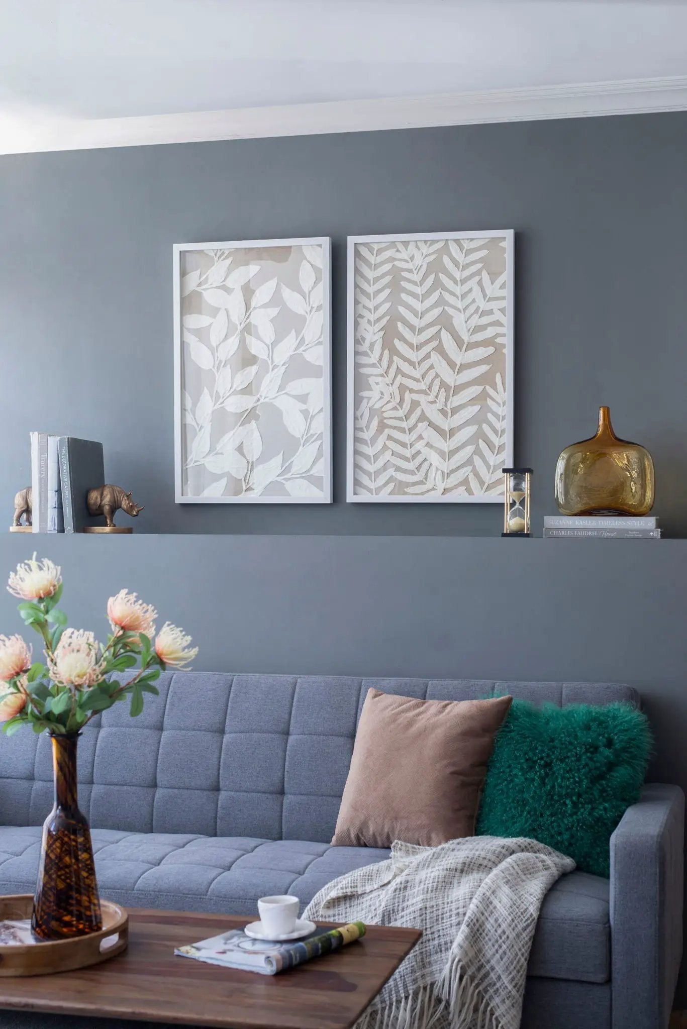 Shadow Box Wall Decor (Set of 2) - White by HouseOfZazla