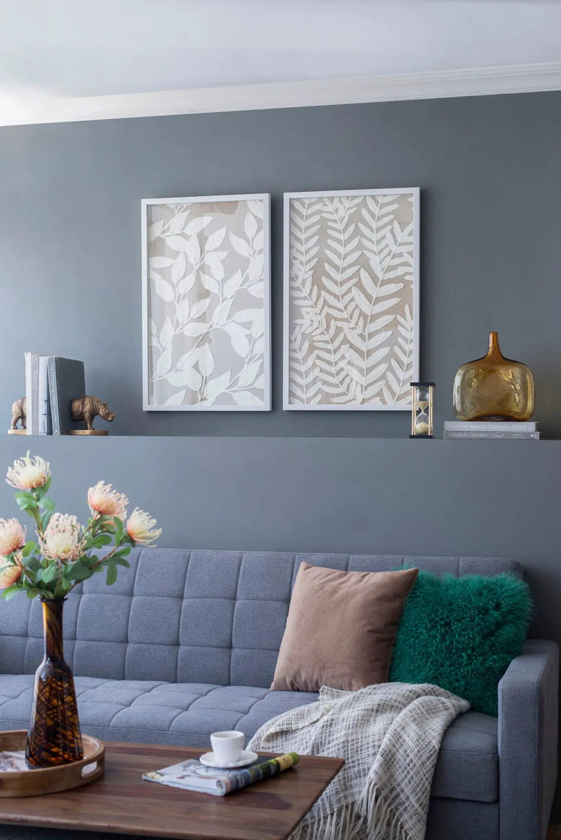 Shadow Box Wall Decor (Set of 2) - White by HouseOfZazla