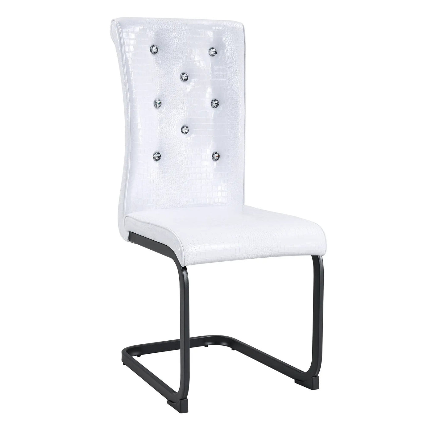 Alligator Skin Upholstered Dining Chairs by HouseOfZazla