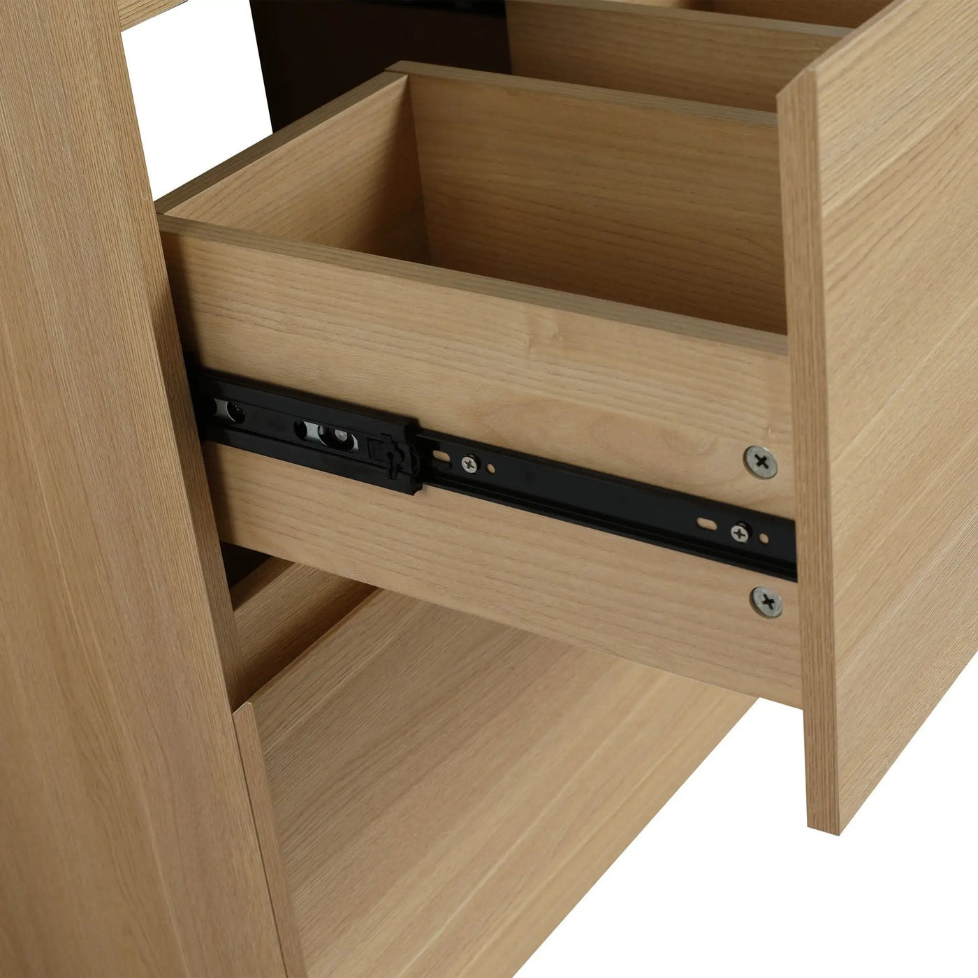 Modern Freestanding Bathroom Vanity Cabinet With Double Drawer by HouseOfZazla