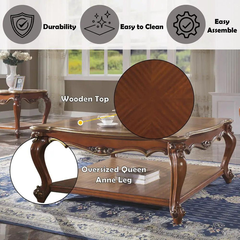 Picardy - Coffee Table - Honey Oak by Unique Piece Furniture
