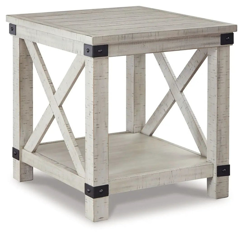 Carynhurst - Rectangular End Table - Whitewash by Unique Piece Furniture