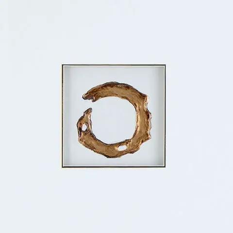 Dallbourne - Wall Art Set (Set of 4) - White / Gold Finish by Unique Piece Furniture