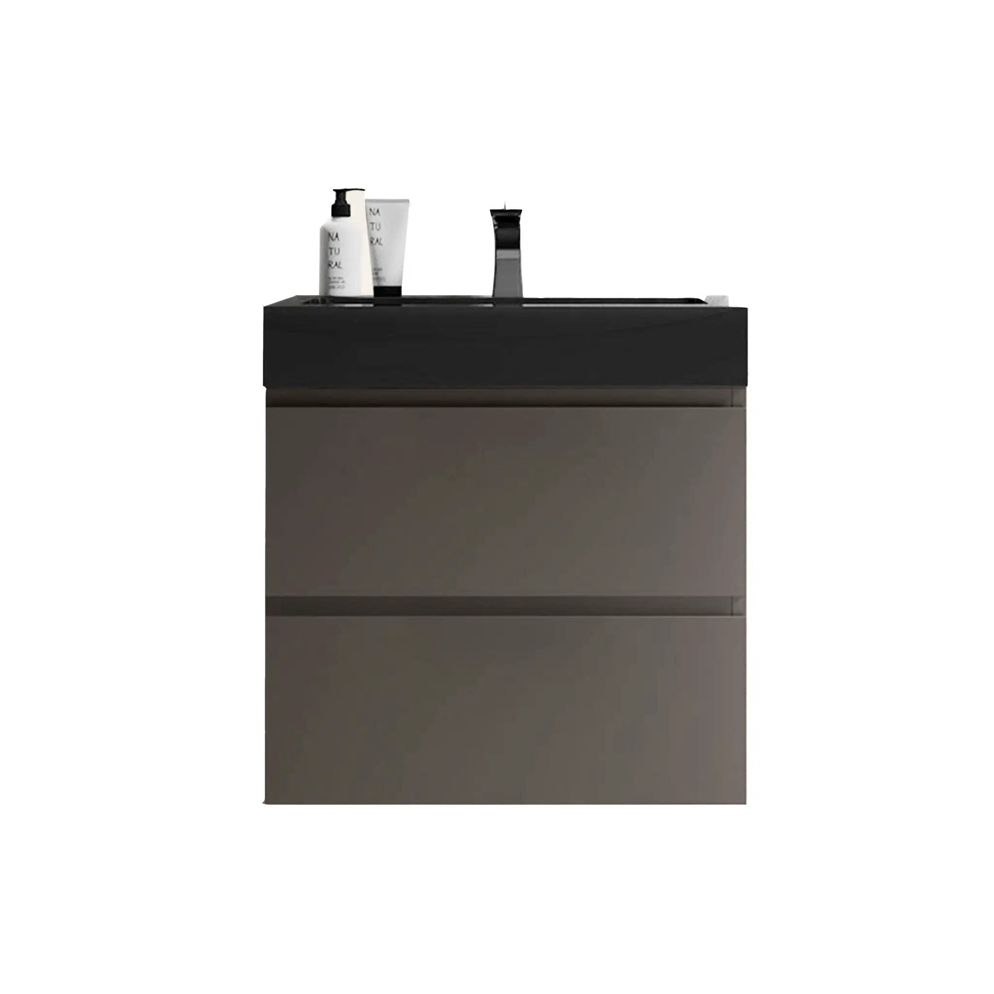 Alice - Bathroom Vanity With Sink, Large Storage Wall Mounted Floating Bathroom Vanity For Modern Bathroom, One-Piece Sink Basin Without Drain And Faucet by Unique Piece Furniture