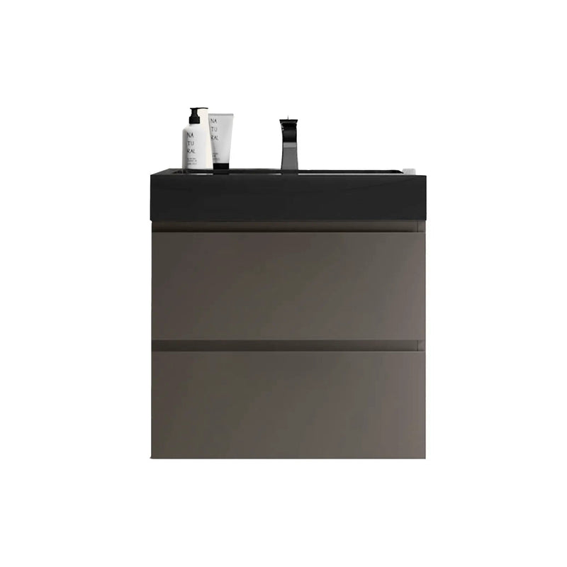 Alice - Bathroom Vanity With Sink, Large Storage Wall Mounted Floating Bathroom Vanity For Modern Bathroom, One-Piece Sink Basin Without Drain And Faucet by HouseOfZazla