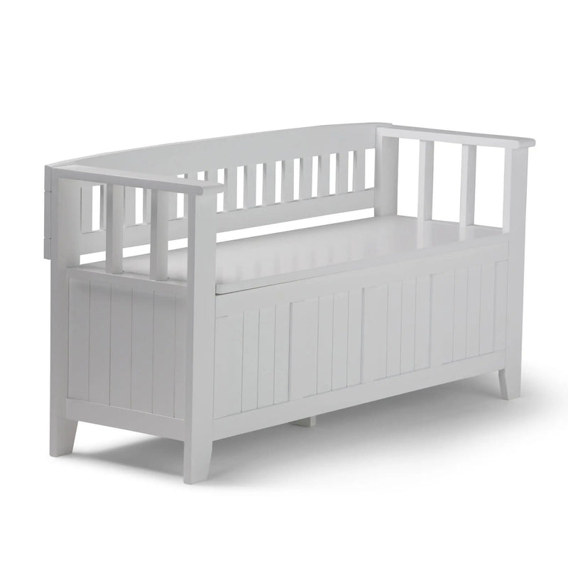 Acadian - Entryway Storage Bench, Handcrafted by HouseOfZazla