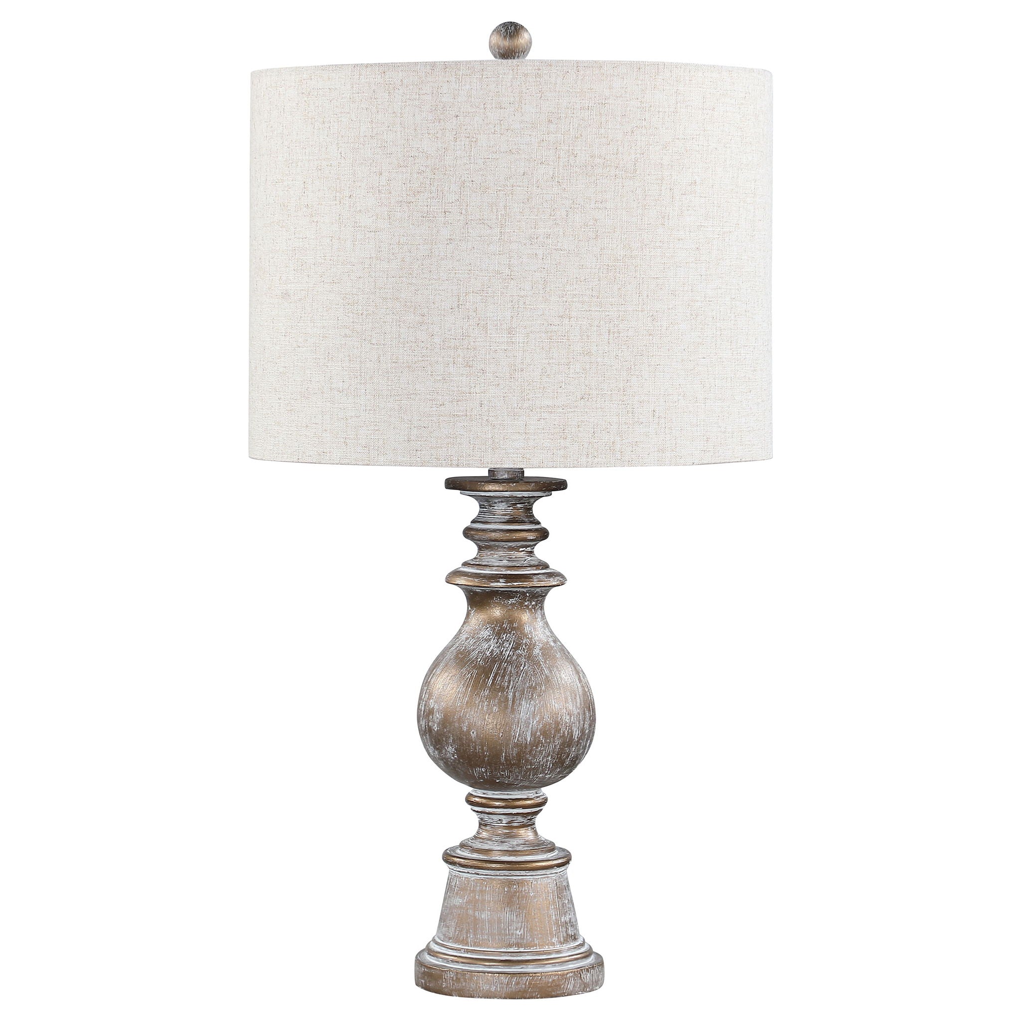 Wahlburg - Drum Shade Table Lamp - Oatmeal by HouseOfZazla