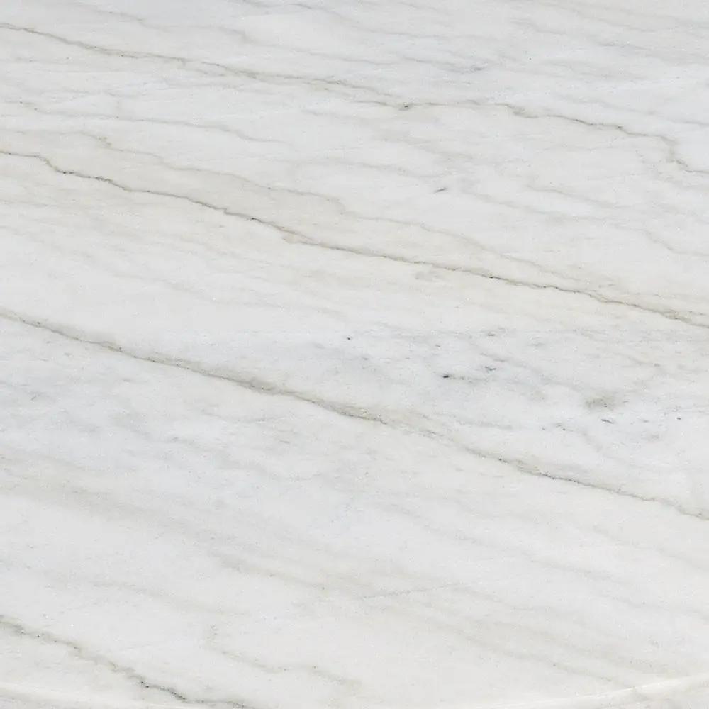 Zaidee - Coffee Table With Marble - Marble Top & Nickel by Unique Piece Furniture