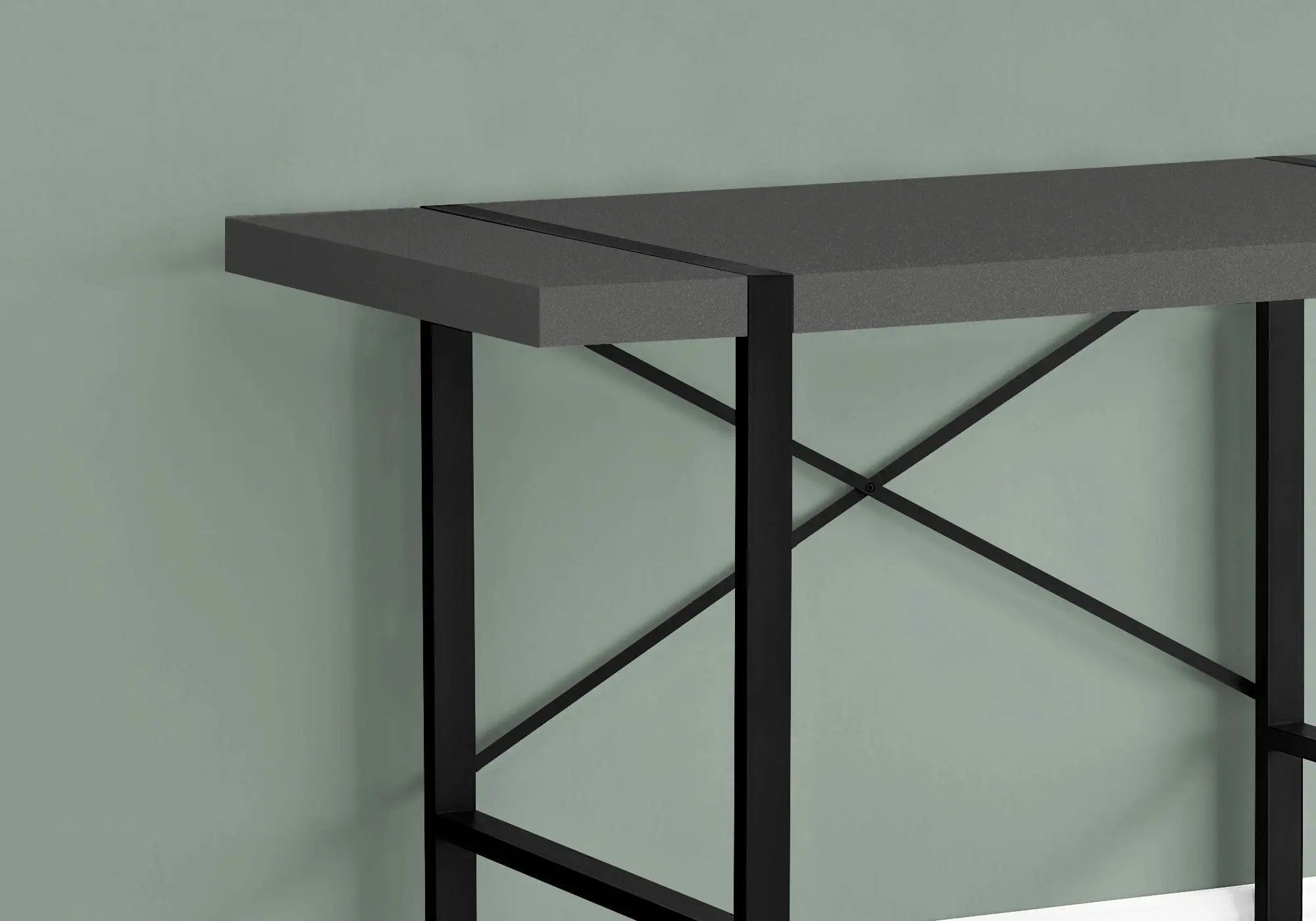 Computer Desk For Home Office, Laptop, Modern Convenient Design - Gray by Unique Piece Furniture