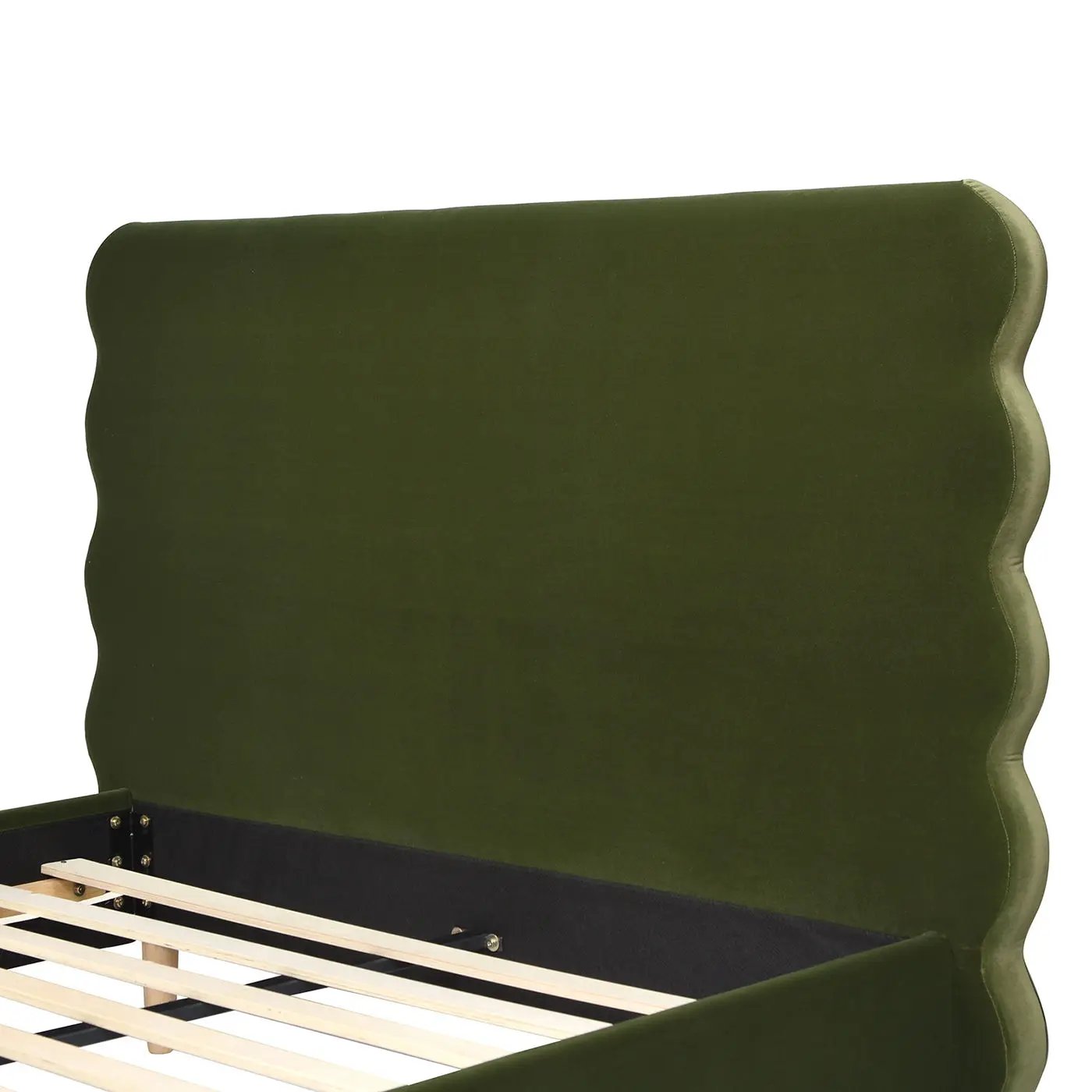 Stockholm - Modern Wavy Headboard Platform Bed by Unique Piece Furniture