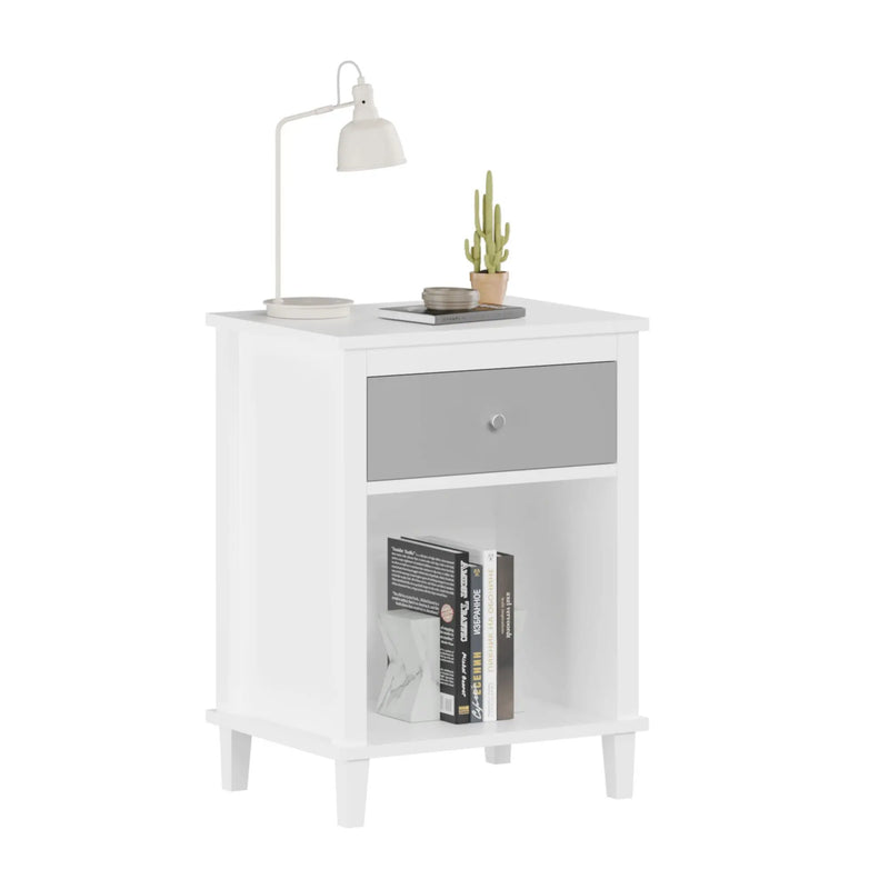 Nightstand With 1 Drawer 1 Shelf by HouseOfZazla