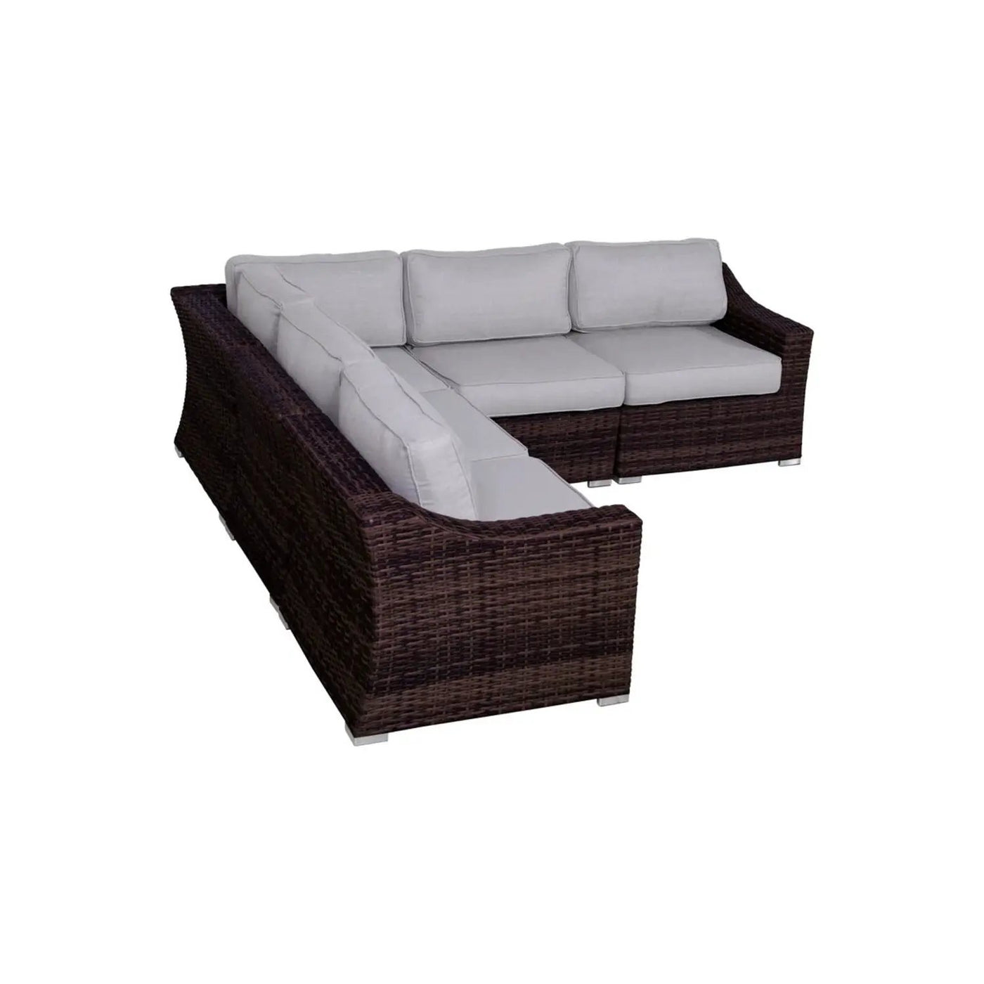 Outdoor Wicker Sofa Seating Group With Cushions by Unique Piece Furniture