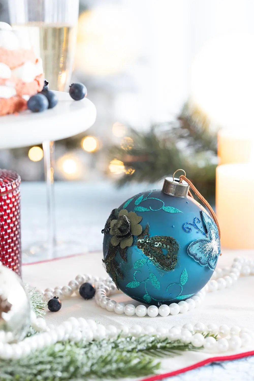 Christmas Ball Ornaments Glass Decorative Hanging Ball Christmas Tree by Unique Piece Furniture