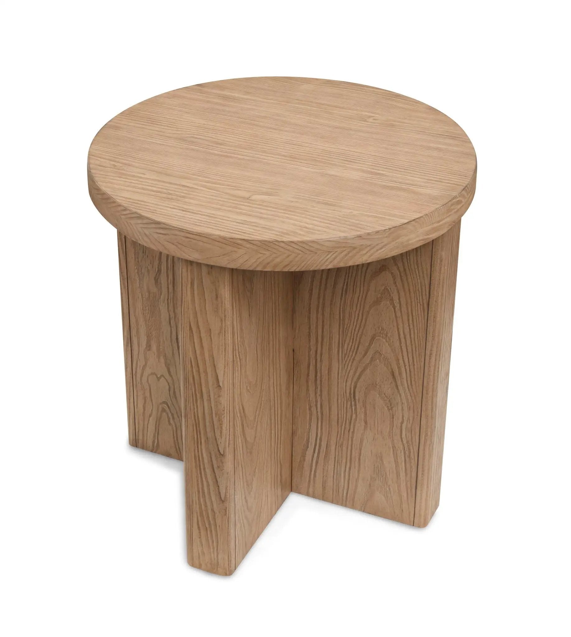 Hayden - Round End Table - Golden Oat by Unique Piece Furniture