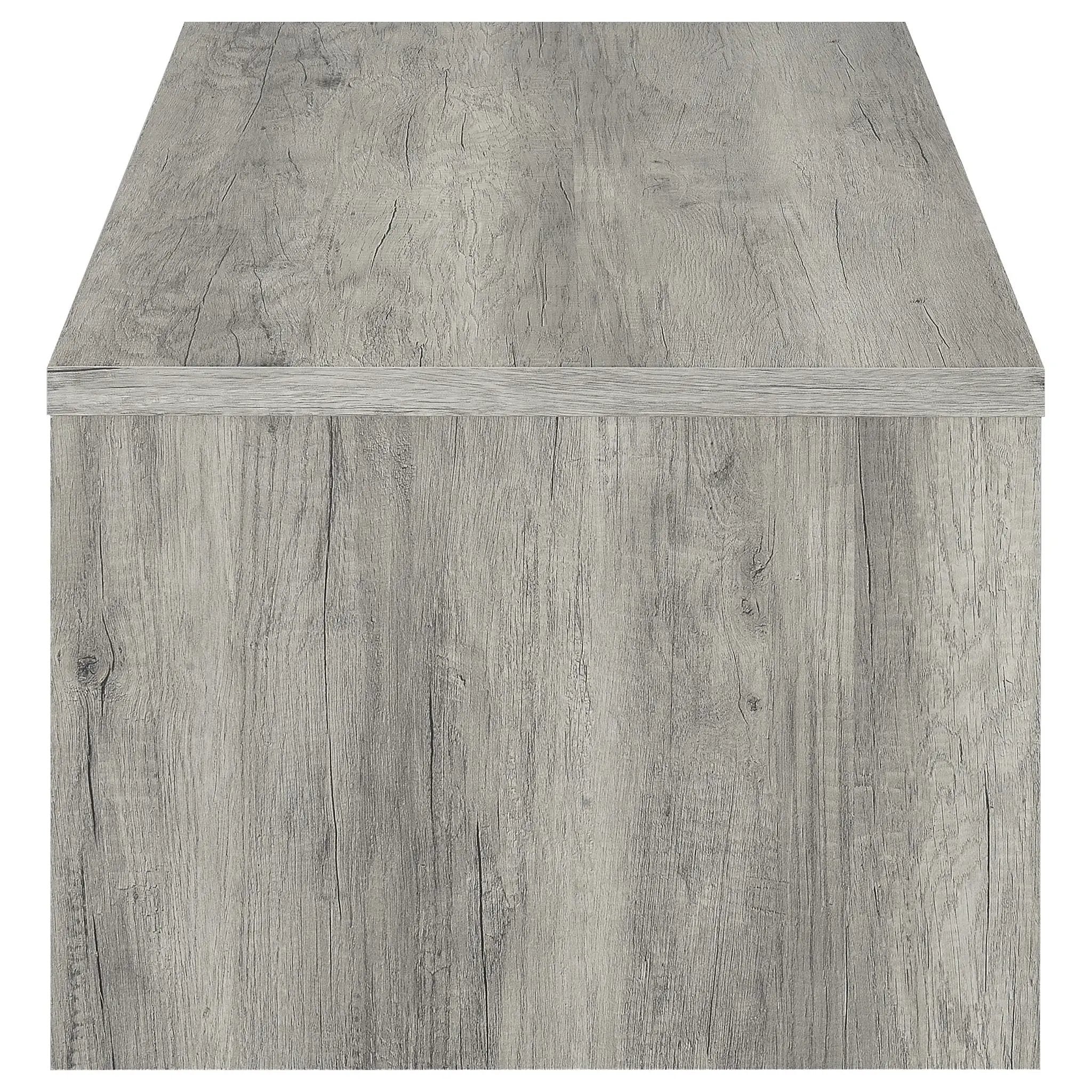 Nuberg - 2 Piece And End Table Set With Storage Drawers - Gray by HouseOfZazla