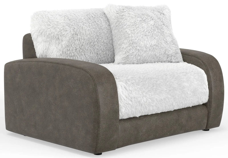 Snowball - Chair & 1/2 - Taupe by Unique Piece Furniture