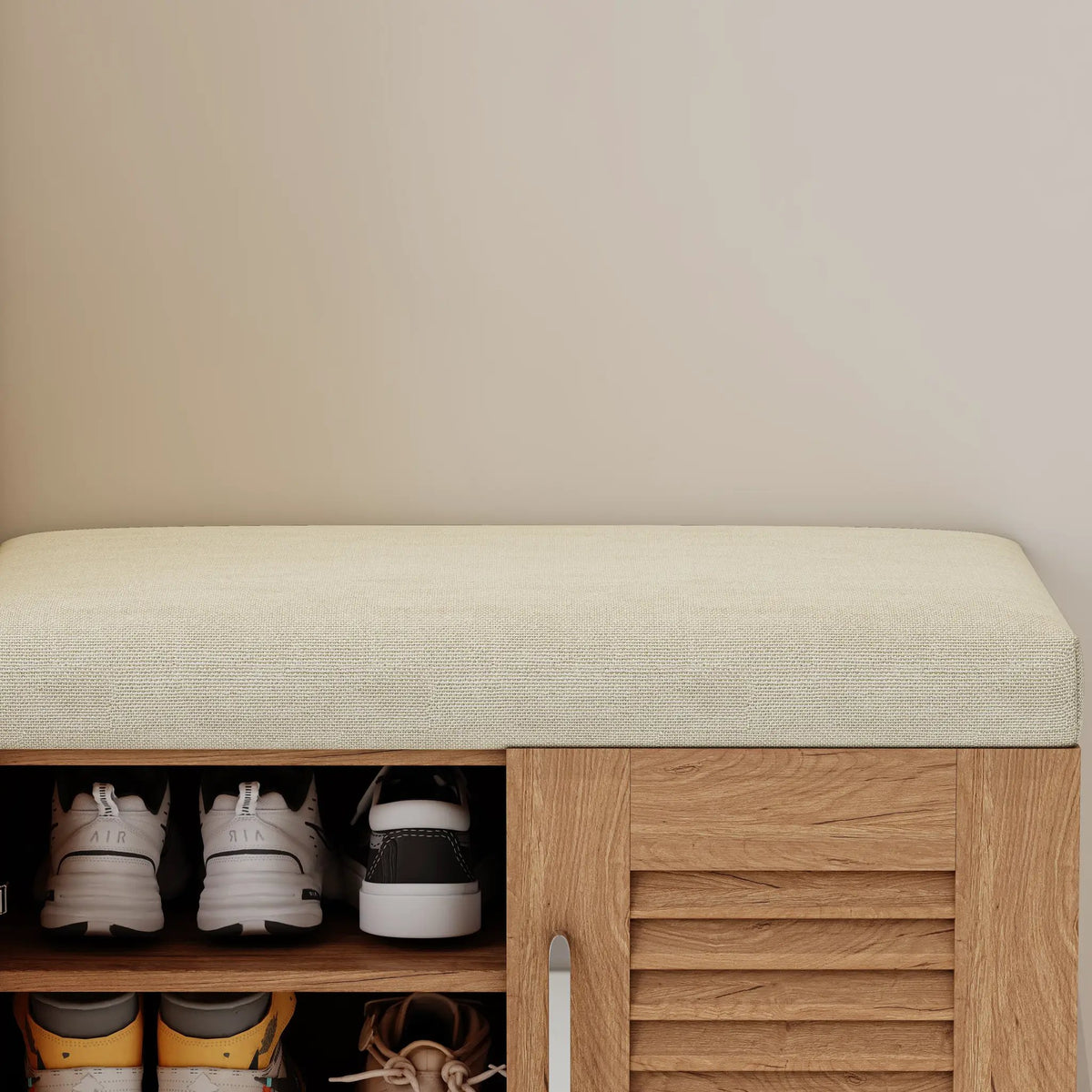 Multi Functional Shoe Storage Cabinet with Bench by HouseOfZazla