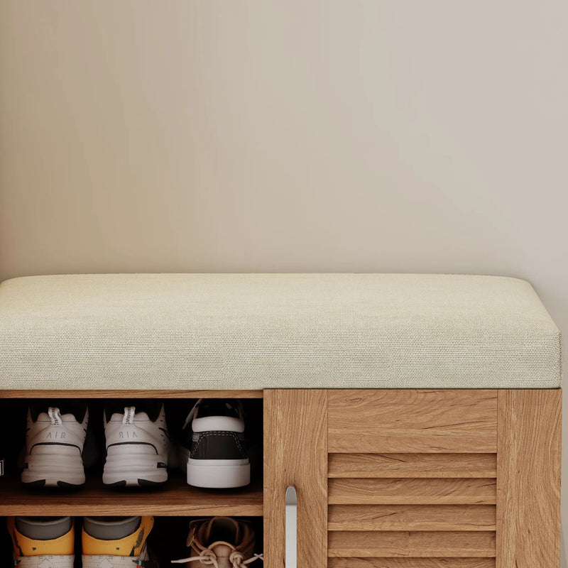 Multi Functional Shoe Storage Cabinet with Bench by HouseOfZazla