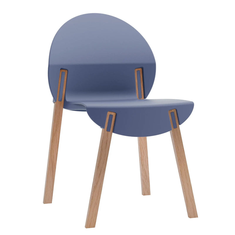4 Piece Set Of Single Chairs With A Design Combining Modern And Traditional Elements by HouseOfZazla