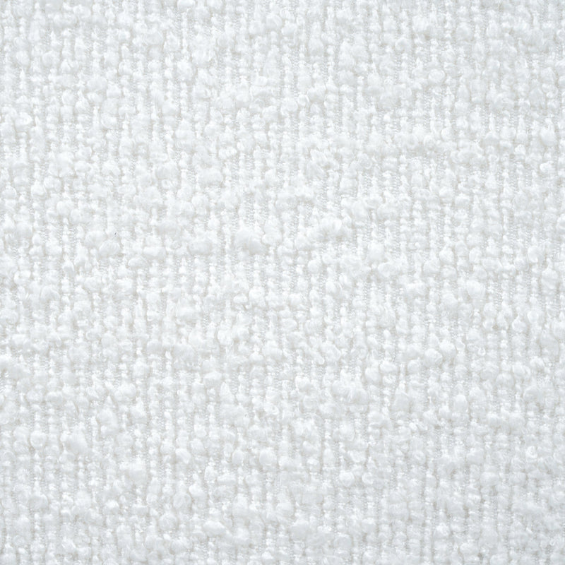 Cream-Colored Boucle Upholstered Bed with Rubber Wood Foot, King by HouseOfZazla