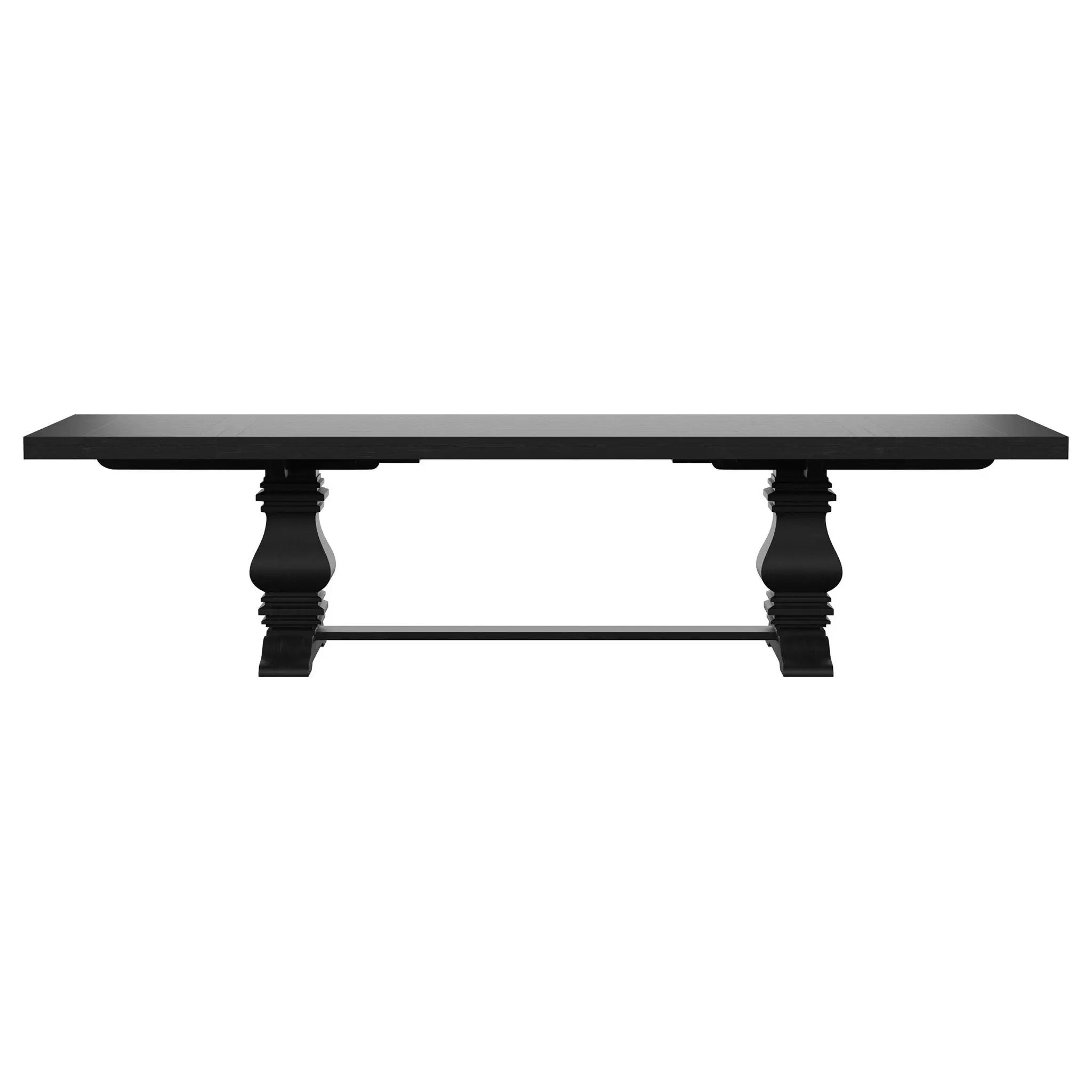 Extension Dining Table Set With Expandable Table With Upholstered Wingback Chairs by HouseOfZazla