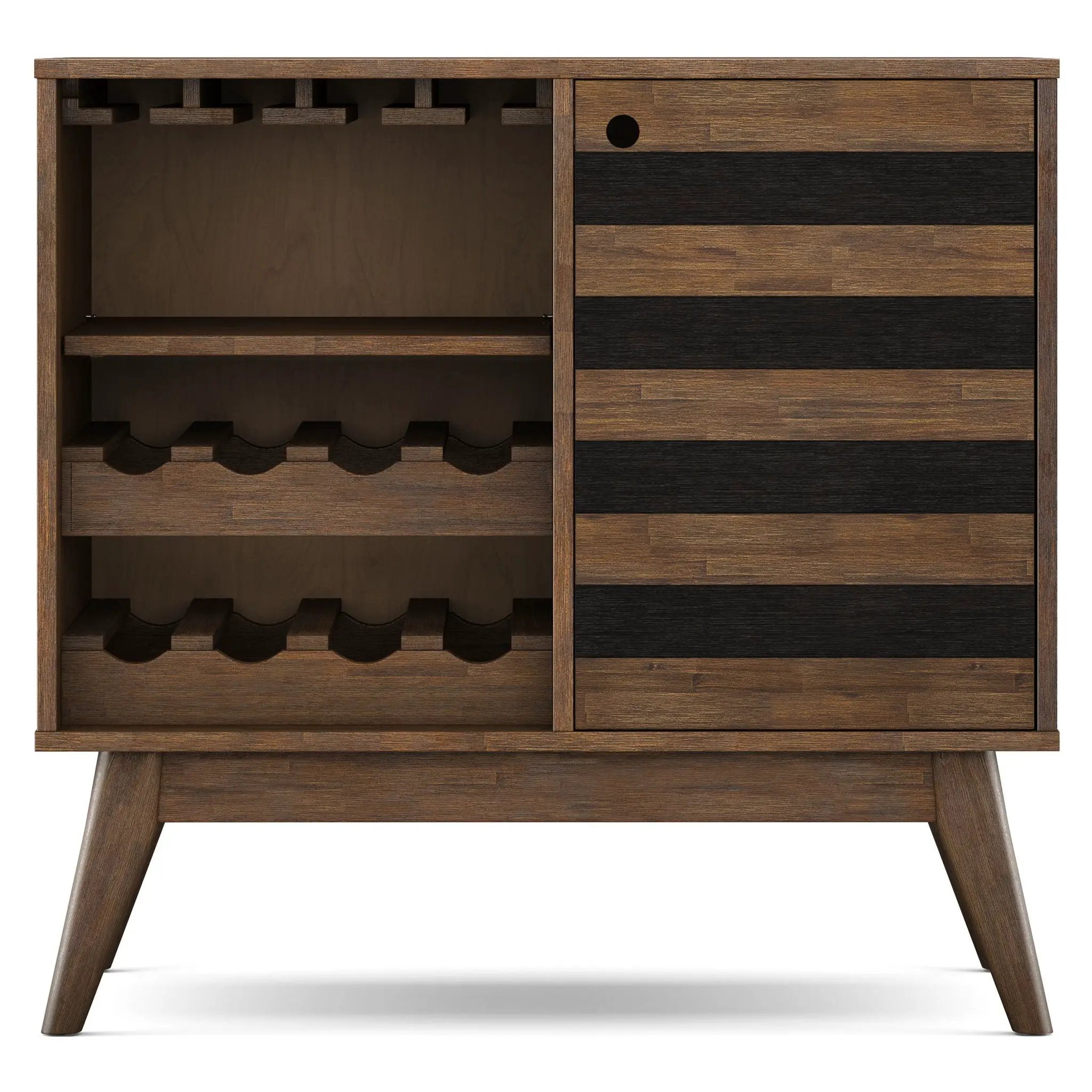 Clarkson - Wine Cabinet - Brown by HouseOfZazla