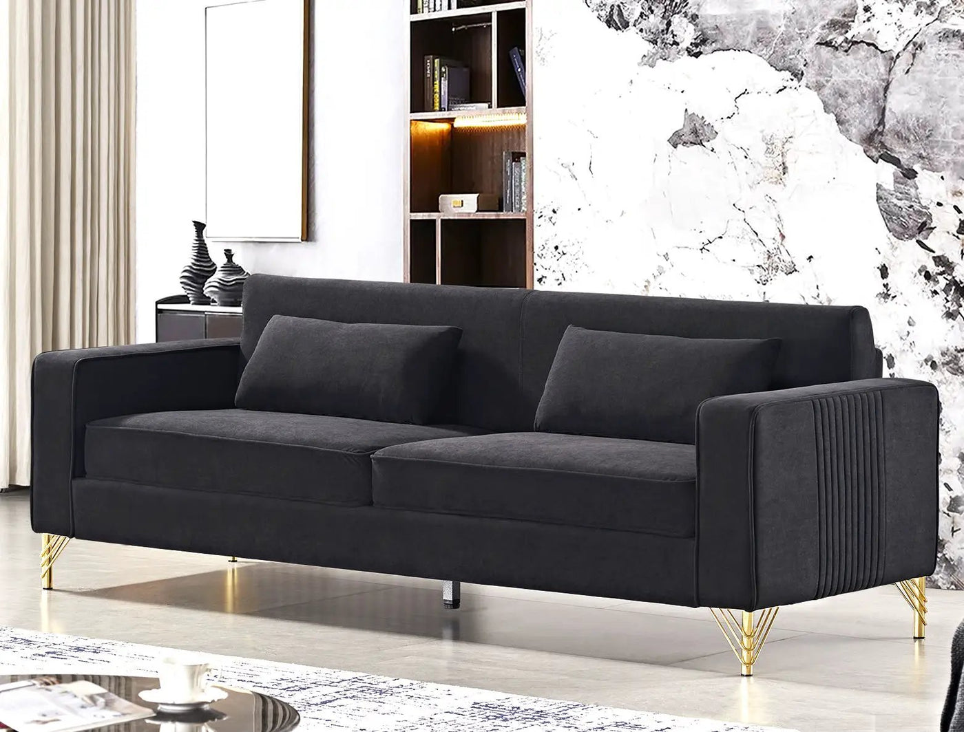Aesthetic 3 Seater Couch With Classic Modern Appeal And Luxurious Soft Comfort by Unique Piece Furniture