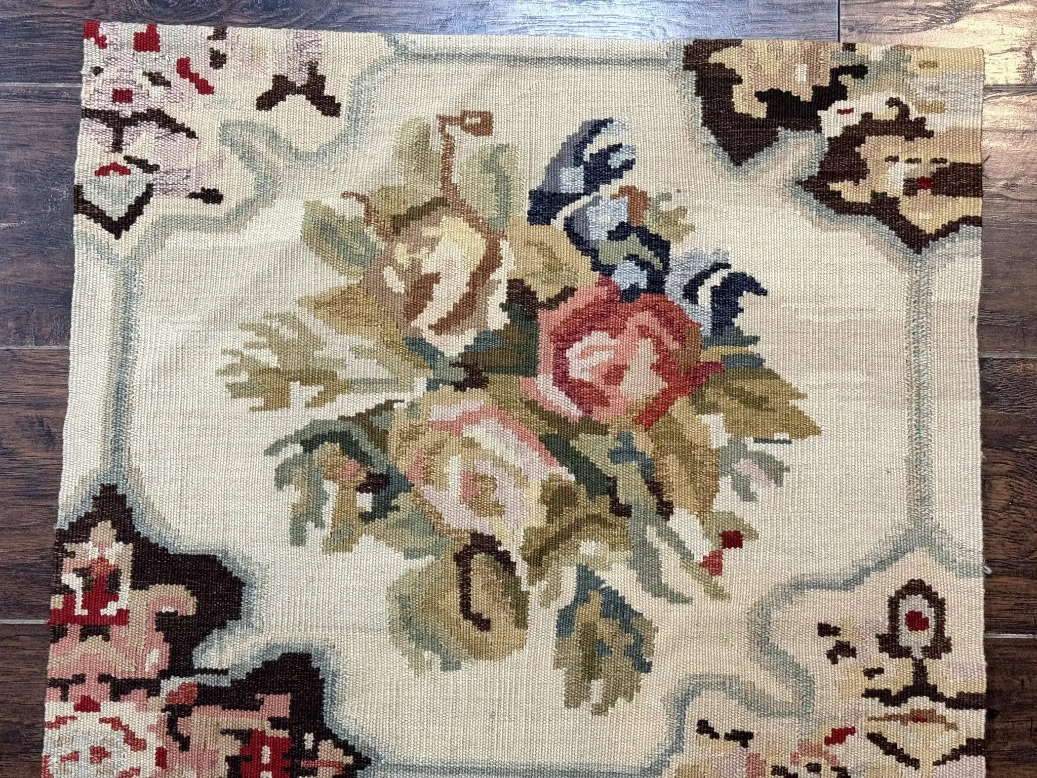 Antique Bessarabian Flatweave Kilim Rug 2x3, Sampler Rug 2 x 3 ft, Small Flatweave, Wool Handmade by Jewel Rugs
