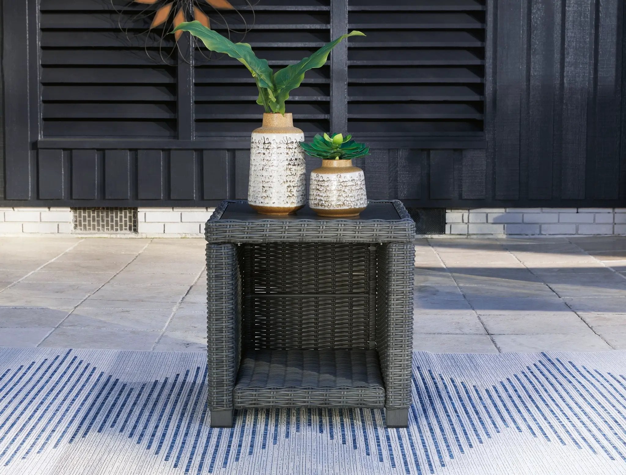 Elite Park - Square End Table - Gray by Unique Piece Furniture