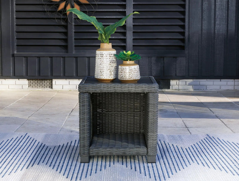 Elite Park - Square End Table - Gray by Unique Piece Furniture