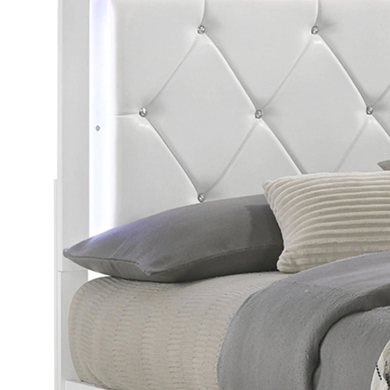 Blaze - Bed With LED Headboard by HouseOfZazla