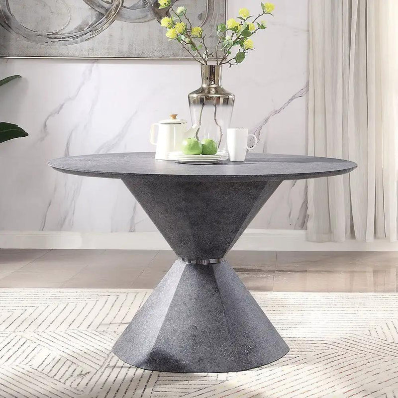 Ansonia - Dining Table - Faux Concrete by Unique Piece Furniture