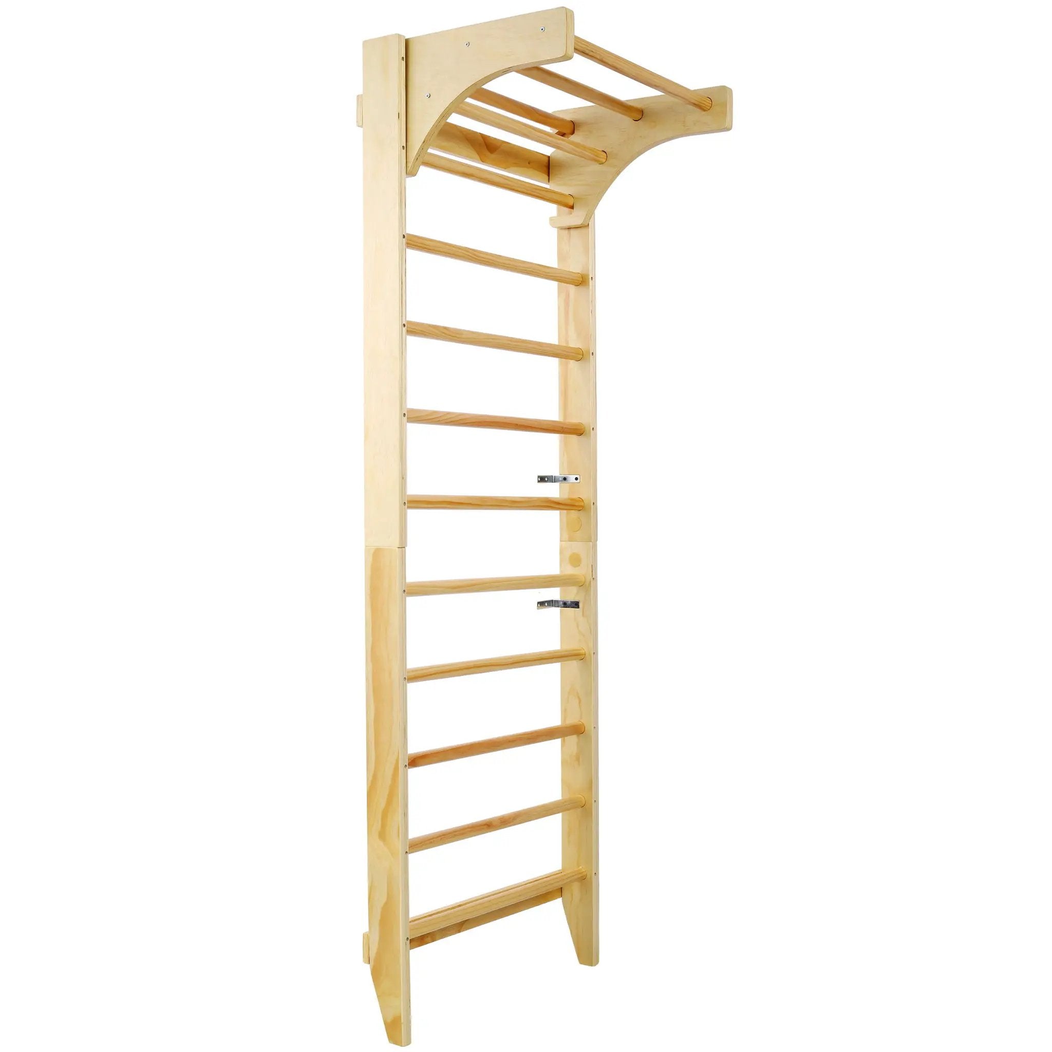 Swedish Ladder, Stall Bars Set For Physical Therapy & Gymnastics - Natural by HouseOfZazla