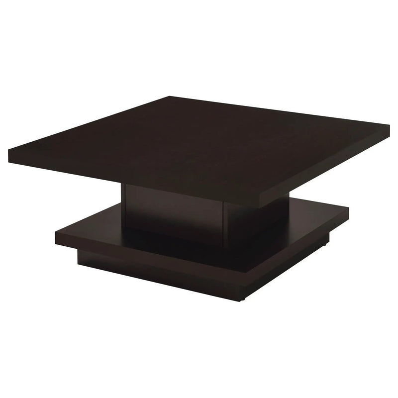 Reston 3-piece Square Coffee and End Table Set Cappuccino by Unique Piece Furniture
