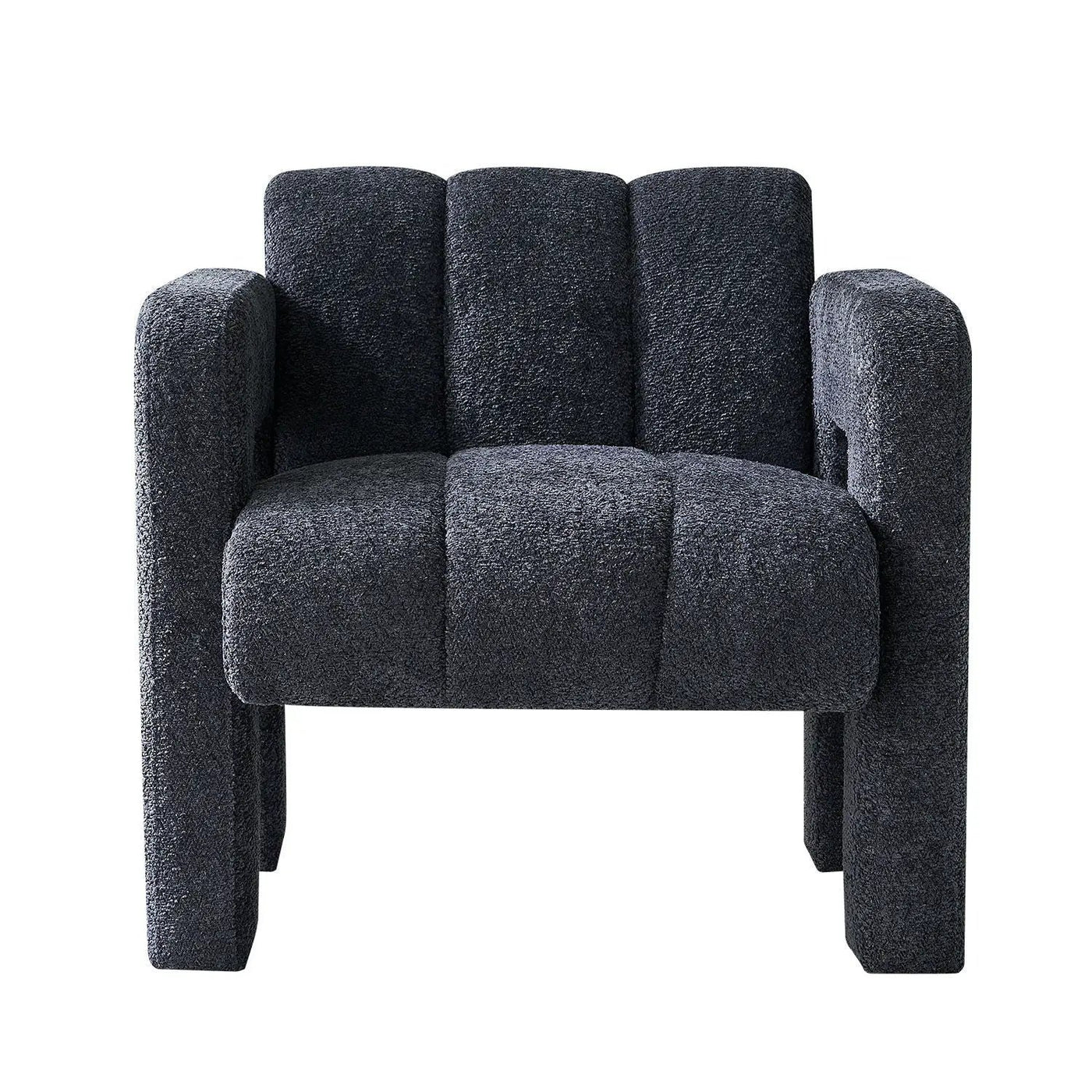 31.10" Boucle Upholstered Accent Chair by Unique Piece Furniture